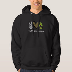 Peach Love Lab Week 2022 Laboratory Tech Technolog Hoodie