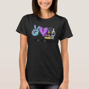 Peach Love Lab Week 2022 Laboratory Tech Technolog T-Shirt