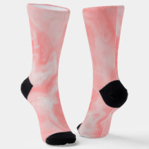 Peach Marble Socks