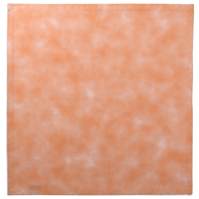 Peach Marbleized Cloth Napkin (Front)