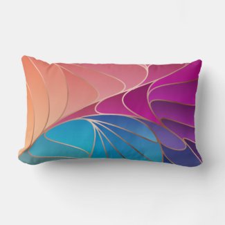 Peach, Mauve, Purple, Blue New Art Nouveau