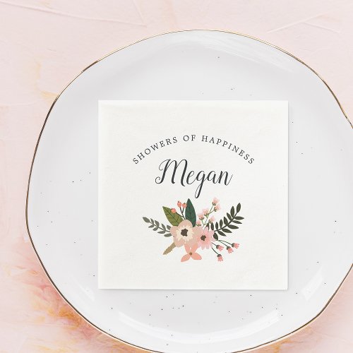 Peach Meadow Baby or Bridal Shower Napkins
