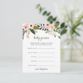 Peach Meadow Baby Shower Guessing Game (Standing Front)