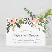Peach Meadow | Birthday Party Invitation (Standing Front)
