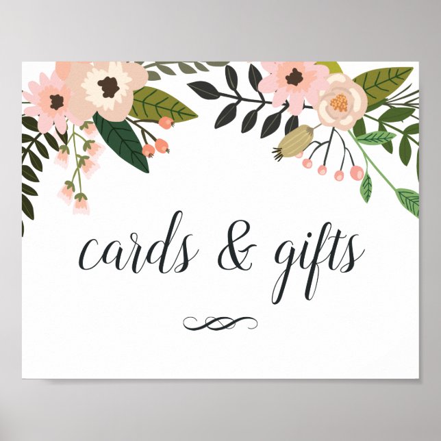 Peach Meadow Cards & Gifts Sign (Front)