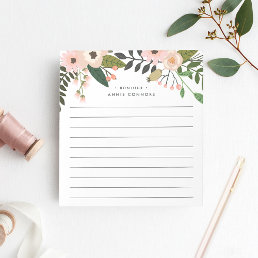 Peach Meadow | Personalized Lined Notepad