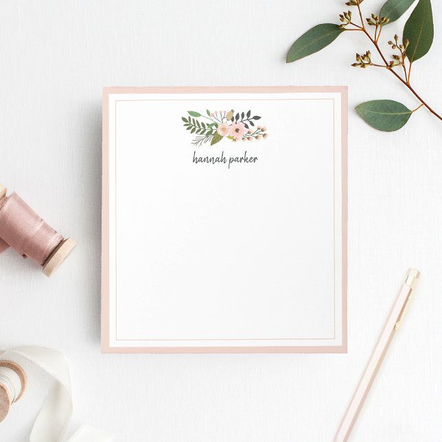 Peach Meadow | Personalized Notepad (Creator Uploaded)