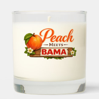 Peach Meets Bama Candle