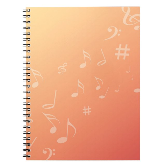 Peach Music Notebook (Front)