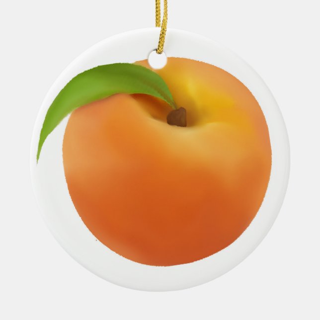 Peach Ornament (Front)
