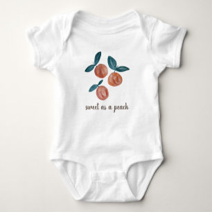 Peach Painting Sweet as a Peach Baby Bodysuit