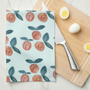 Peach Painting Sweet as a Peach Kitchen Towel