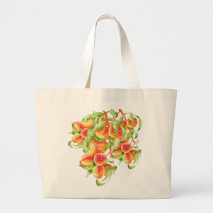 'Peach Paradise' on a Jumbo Tote