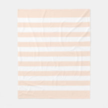 Peach Pastel & White Lines Pattern