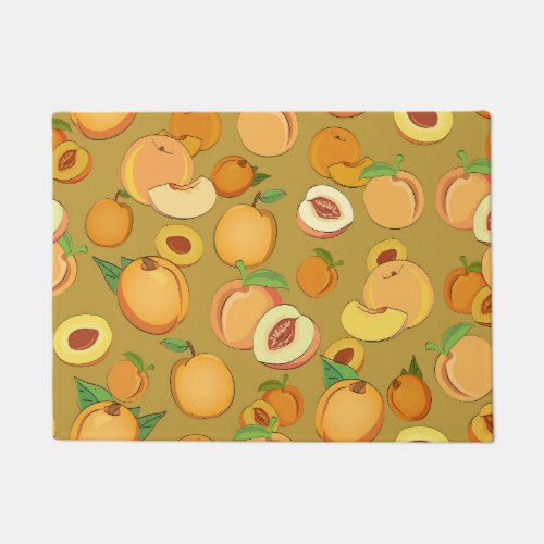 Peach Pattern 2 Doormat