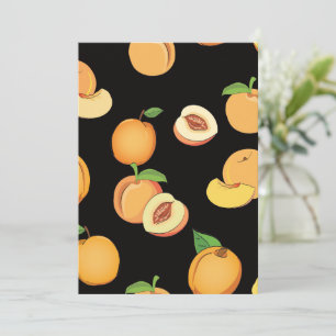 Peach Pattern 5 Thank You Card