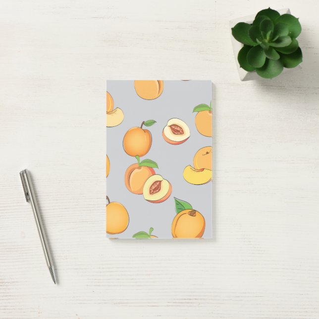 Peach Pattern 6 Post-it Notes (Office)