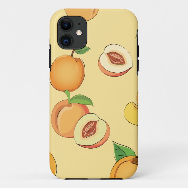 Peach Pattern 7 Case-Mate iPhone Case (Back)
