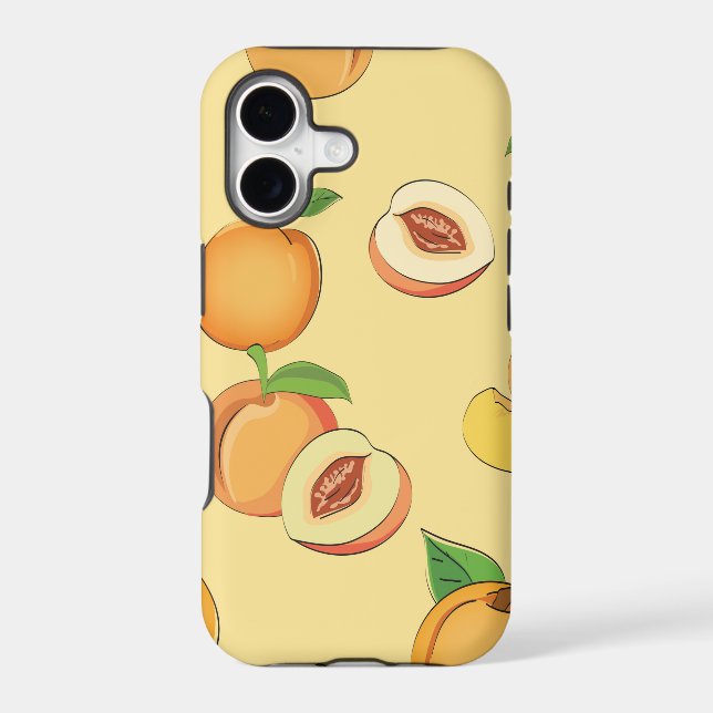 Peach Pattern 7 Iphone Case (Back)