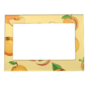 Peach Pattern 7 Magnetic Frame
