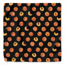 Peach pattern bandana