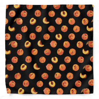 Peach pattern bandana