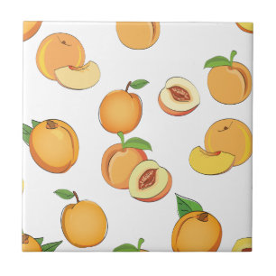 Peach Pattern Ceramic Tile