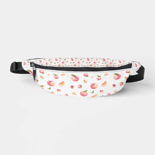 Peach Pattern Fanny Pack (Front)