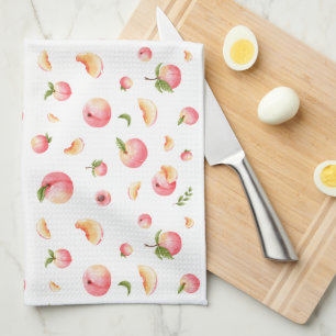 Peach Pattern Kitchen Towel