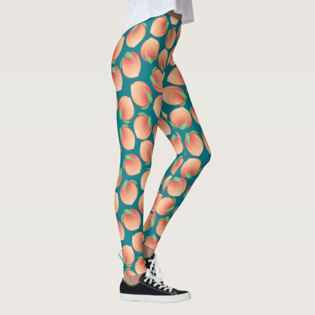 Peach Pattern Leggings (Right)