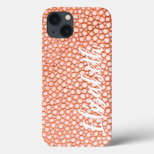 Peach Pattern Personalized iPhone 13 Case