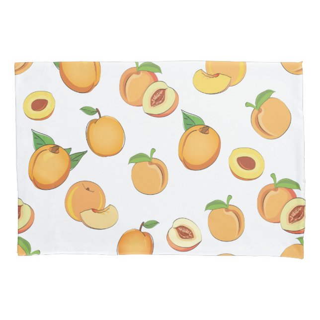 Peach Pattern Pillow Case (Front)