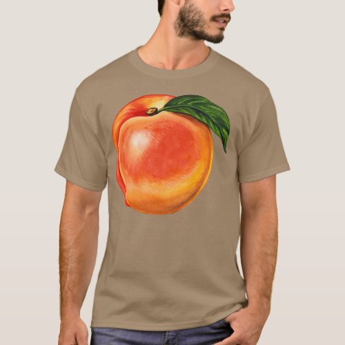 Peach Pattern T_Shirt