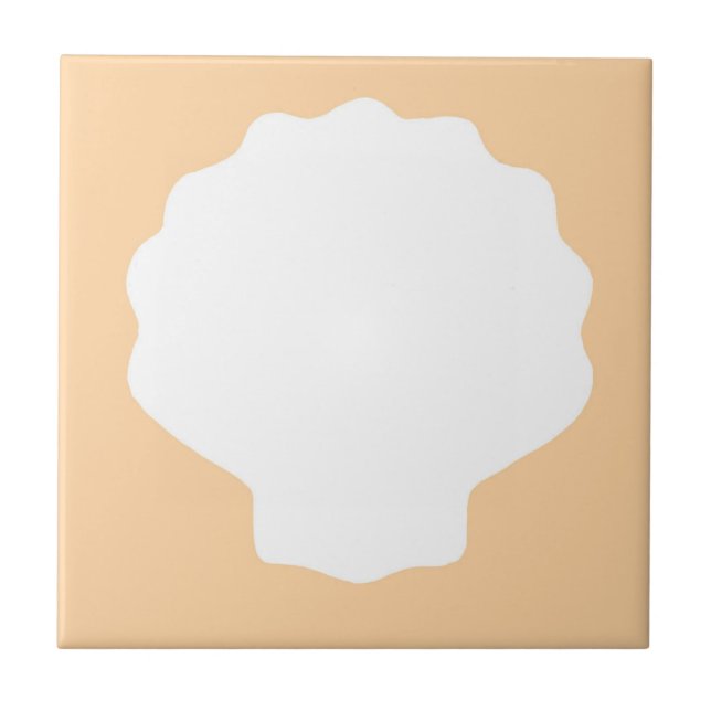 Peach Pearl Ceramic Tile (Front)