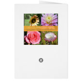 Peach Peony Card (Back)