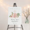 Peach Peony Floral Cross Bunch Baptism Welcome