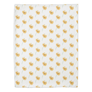 Peach Petal Duvet in Twin Cover