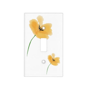 Peach Petal Light Switch Cover
