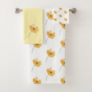 Peach Petal Towel Set