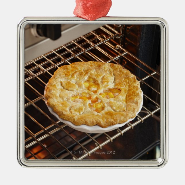 Peach Pie Metal Ornament (Front)