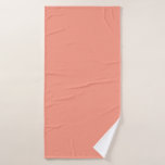 Peach Pink Chic Warm Solid Color Bath Towel Peach Pink Chic Warm Solid Color Bath Towel