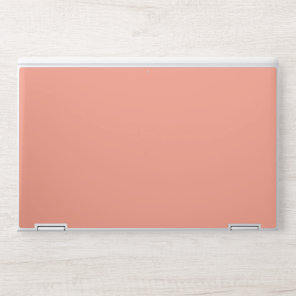 Peach Pink Chic Warm Solid Color HP Laptop Skin