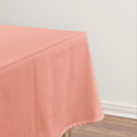 Peach Pink Chic Warm Solid Color Tablecloth Peach Pink Chic Warm Solid Color Tablecloth