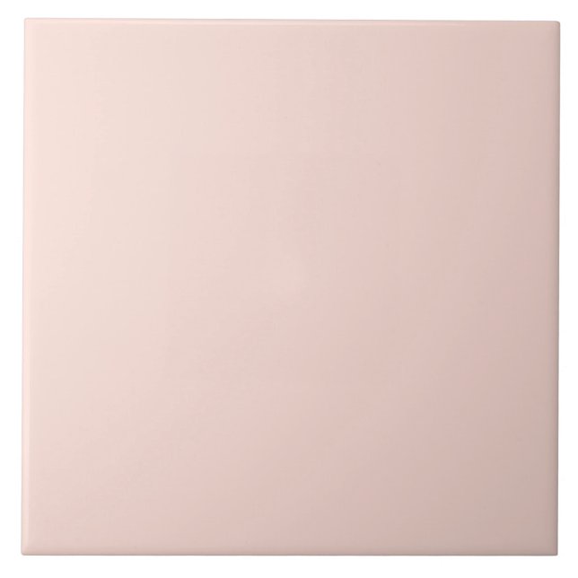 Peach Pink Coral Pastel tile (Front)