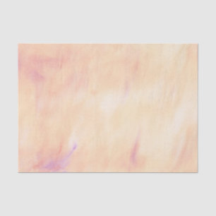 Peach Pink Marble Watercolor Pattern Tissue Paper