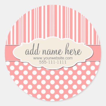 Peach  / Pink Product Label by TO_photogirl at Zazzle