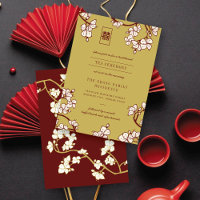 Peach/Plum Blossoms 囍 Chinese Wedding Tea Ceremony