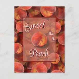 Peach Postcard