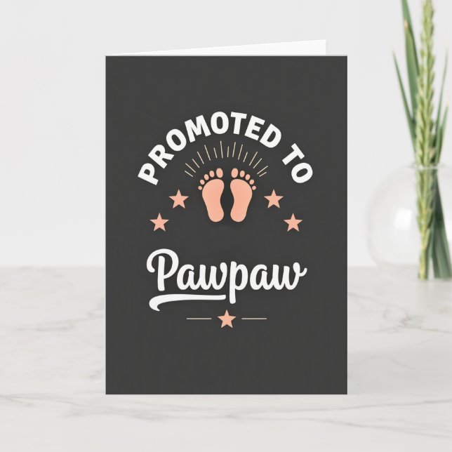 Peach Print Fathers Day Card (Front)