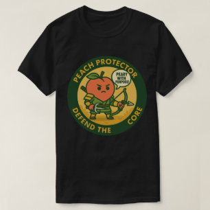Peach Protector Defend The Core  T-Shirt